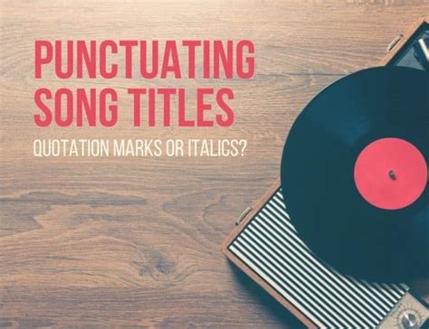 Are Music Titles Italicized? A Symphony of Stylistic Choices