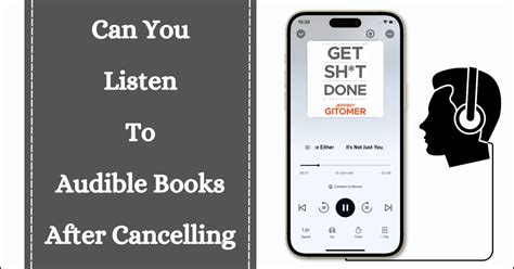 can you listen to purchased audible books after cancelling